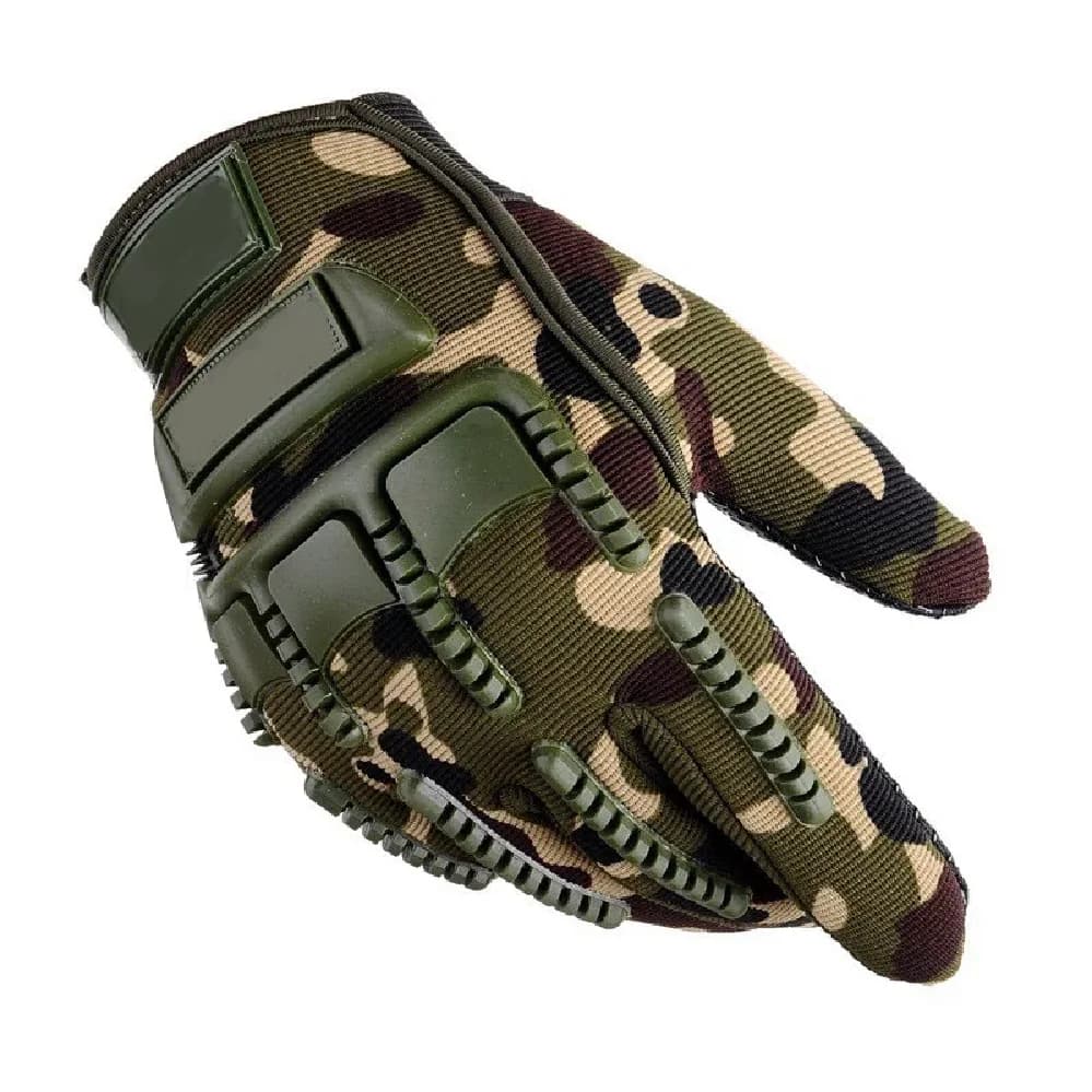 Men's Full-Finger Tactical Gloves Military Fan Anti-Slip Protective for Outdoor CS Game Cycling Motorcycle Sports