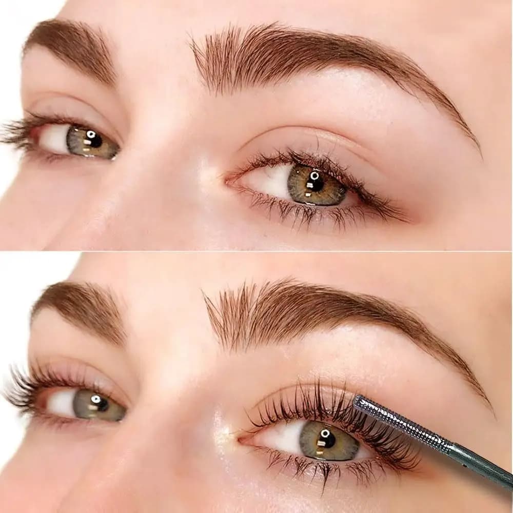 Mascara hot black iron wand Mascara waterproof metal wand without brushes Mascara washable for long duration Extensions eyelashes