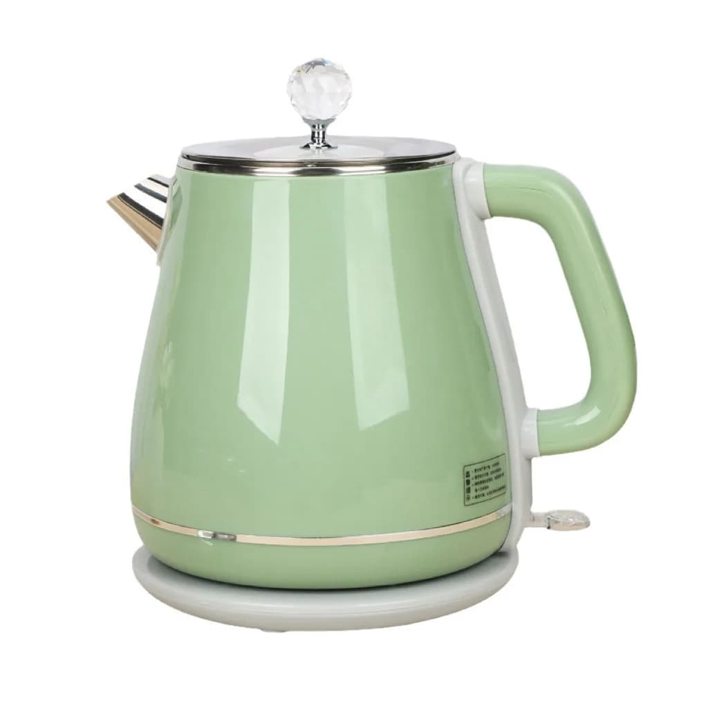 Stainless Steel 304 Stainless Steel Double Layer Domestic Hot Water Electric Kettle 1.8L Retro