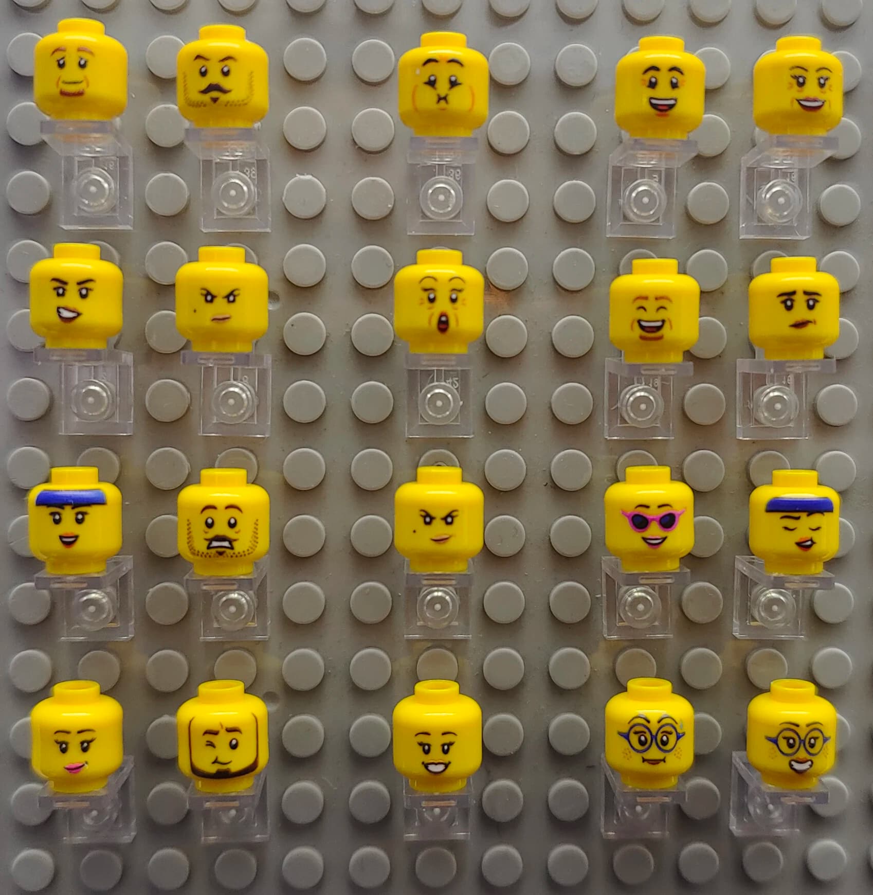 Kury Toys DIY MOC For 3626 6# 1pcs printed parts Single side Building block parts for brick toys