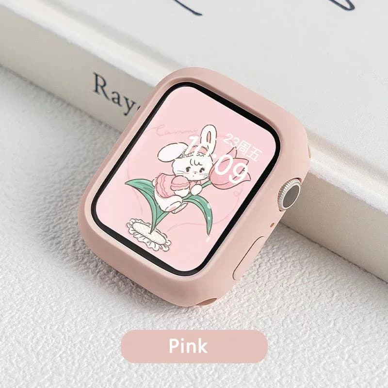 Cover per custodia Apple Watch 44mm 40mm 45mm 41mm 38mm Accessori Paraurti in silicone Shell Protector serie iWatch SE 3 4 5 6 7 8 9