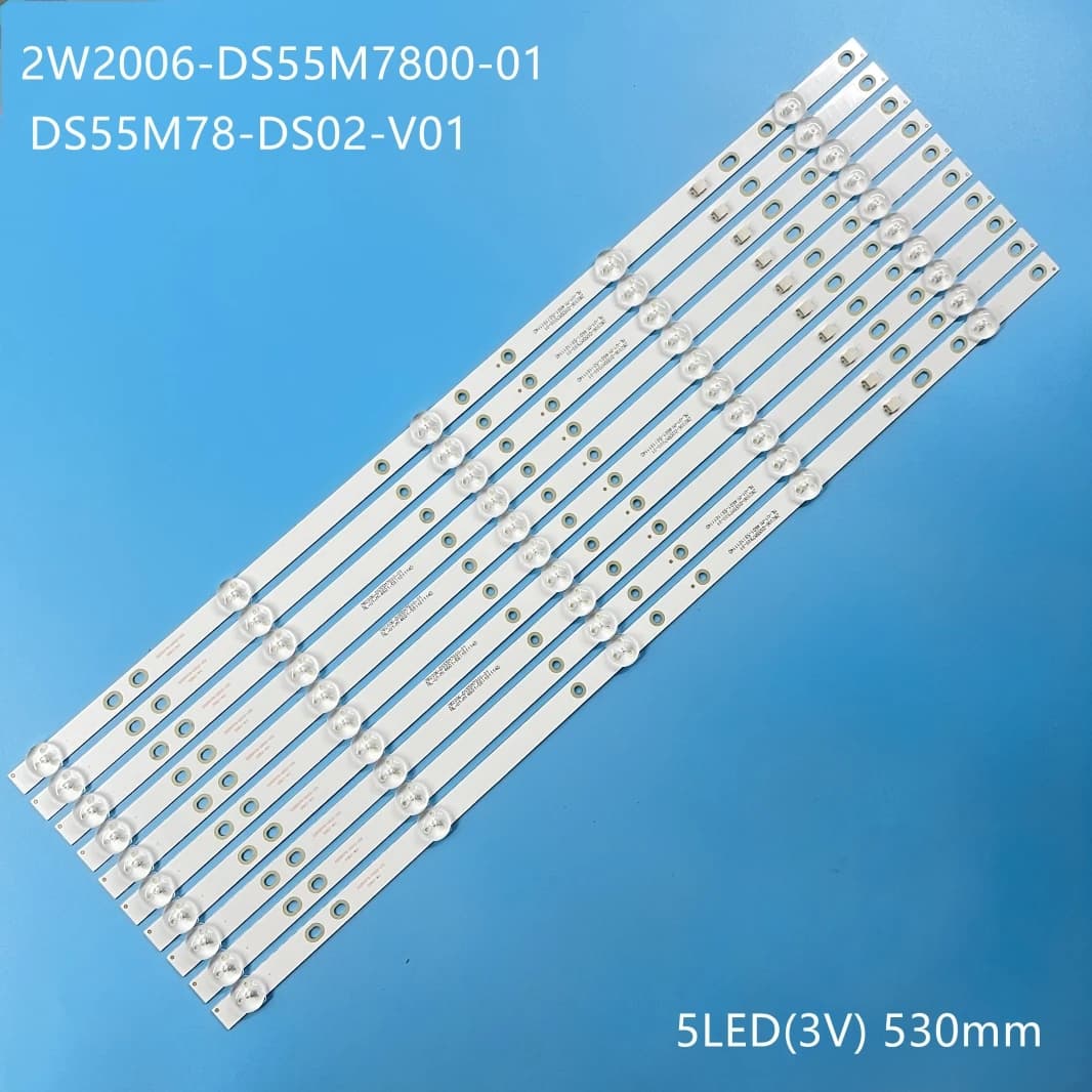 LED Backlight strip for BBK 55LEX-6039/UTS2C 55LEX-6027/UTS2C BAIRD TI5510DLEDDS 2W2006-DS55M7800-01 DS55M78-DS02-V01 DSBJ-WG