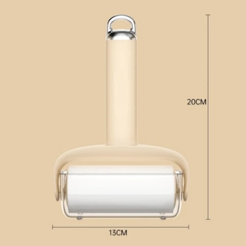 Wide Lint Roller For Pet Hair Removal Oblique Tearing Design Reusable Fabric Cleaner Brush With Hanging Hole For Home Laundry
