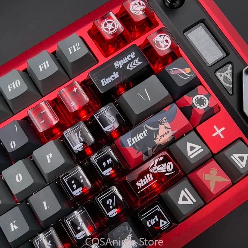 Boothill Genshin Impact Anime Cosplay Copritasti Chiave Cherry Profilo Pbt Sublimazione Termica Tastiera Meccanica Copritasti tastiera