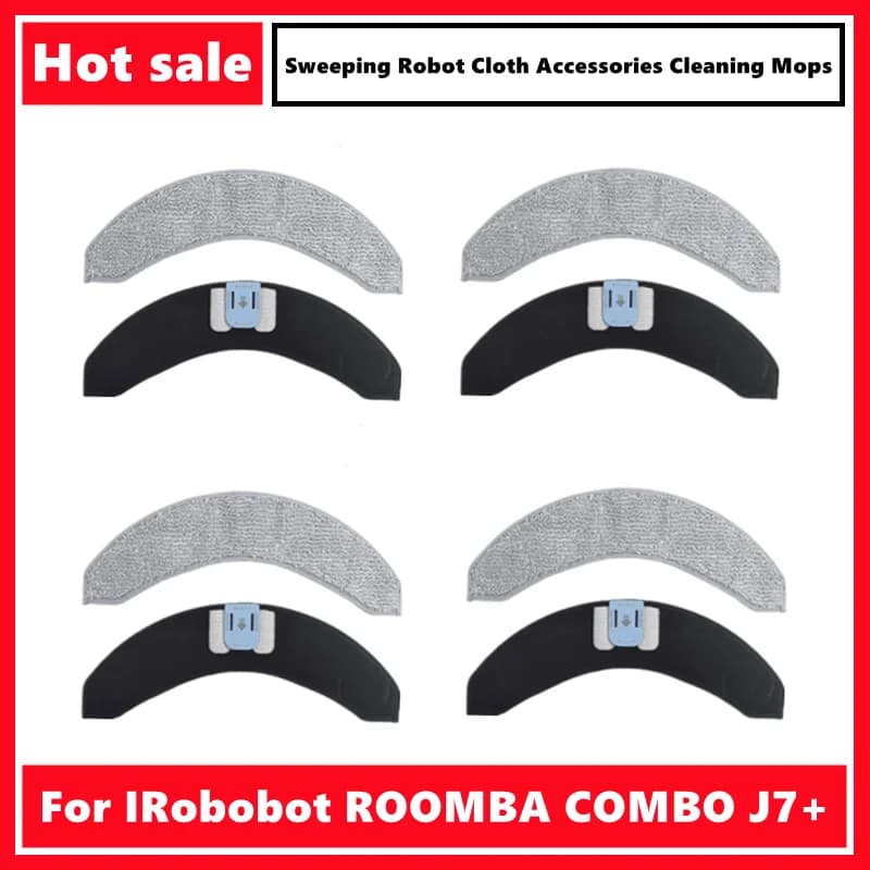 Per IRobot ROOMBA COMBO J7+ Accessori in tessuto per robot spazzante Lavapavimenti per la pulizia
