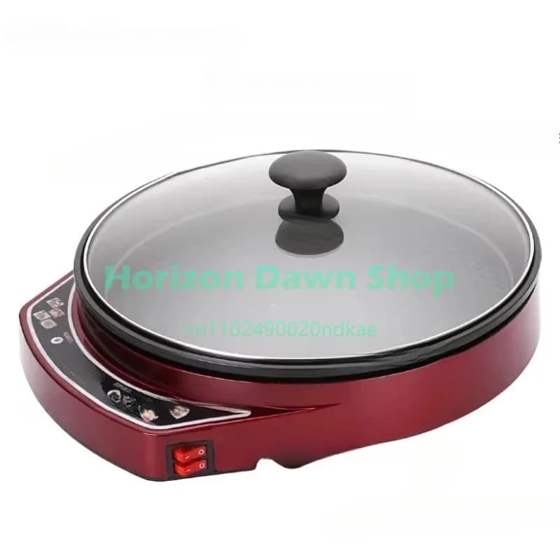 Single-sided Electric Cake Pan, Pancake Pan, Deepened Electric Frying Pan, Plus Size, Non-stick Flat-bottomed Frying Pan