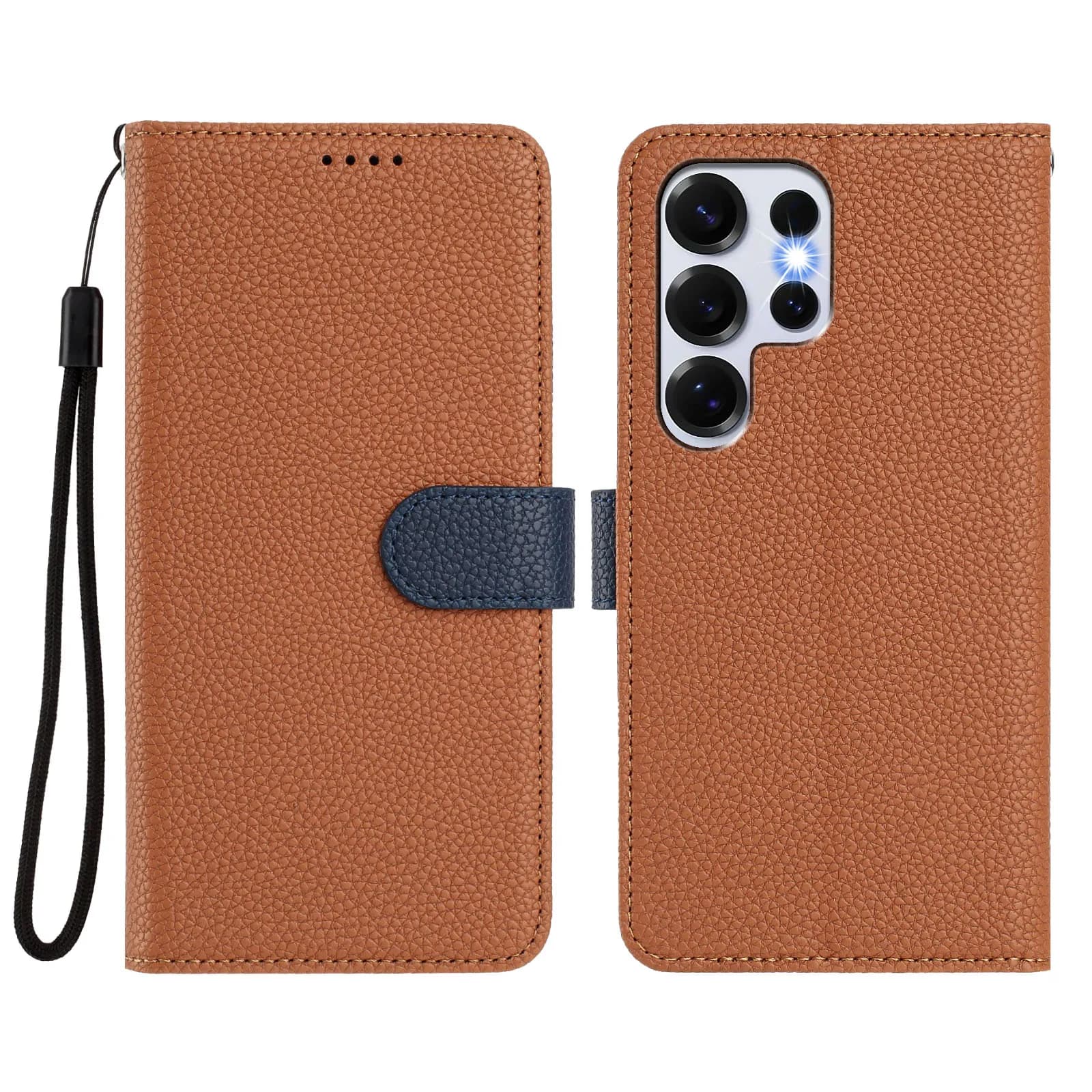Di lusso 2 in 1 Staccabile Carte Portafoglio In Pelle Magnetica Solt Cassa Del Telefono Per Samsung S25 Ultra S24 Plus S23 A26 A06 A17 A07 Copertura