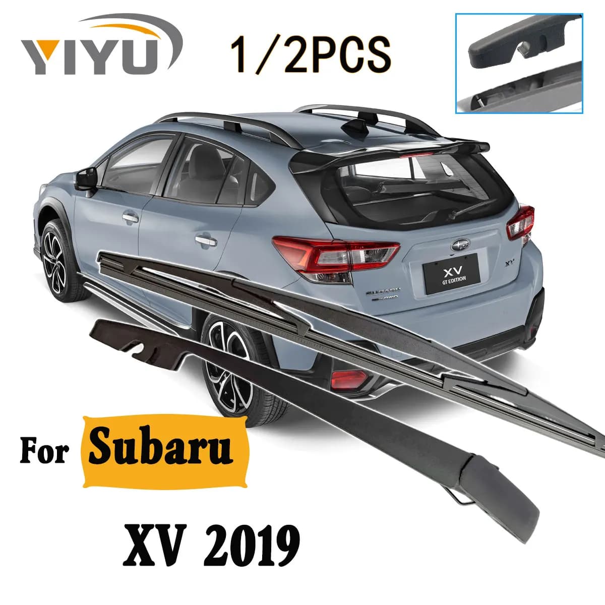 1/2PCS Spazzola Tergicristallo Posteriore Braccio Tergicristallo Parabrezza Pulito Portellone Finestra Auto Spazzola Pioggia Per Subaru XV 2019