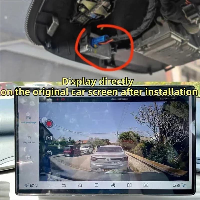 Dashboard cable mounted on vehicle ADAS GPS camera DVR Drive Recorder Camera cabling for BYD Dolphin Seal Act 3 Act 3 Ev