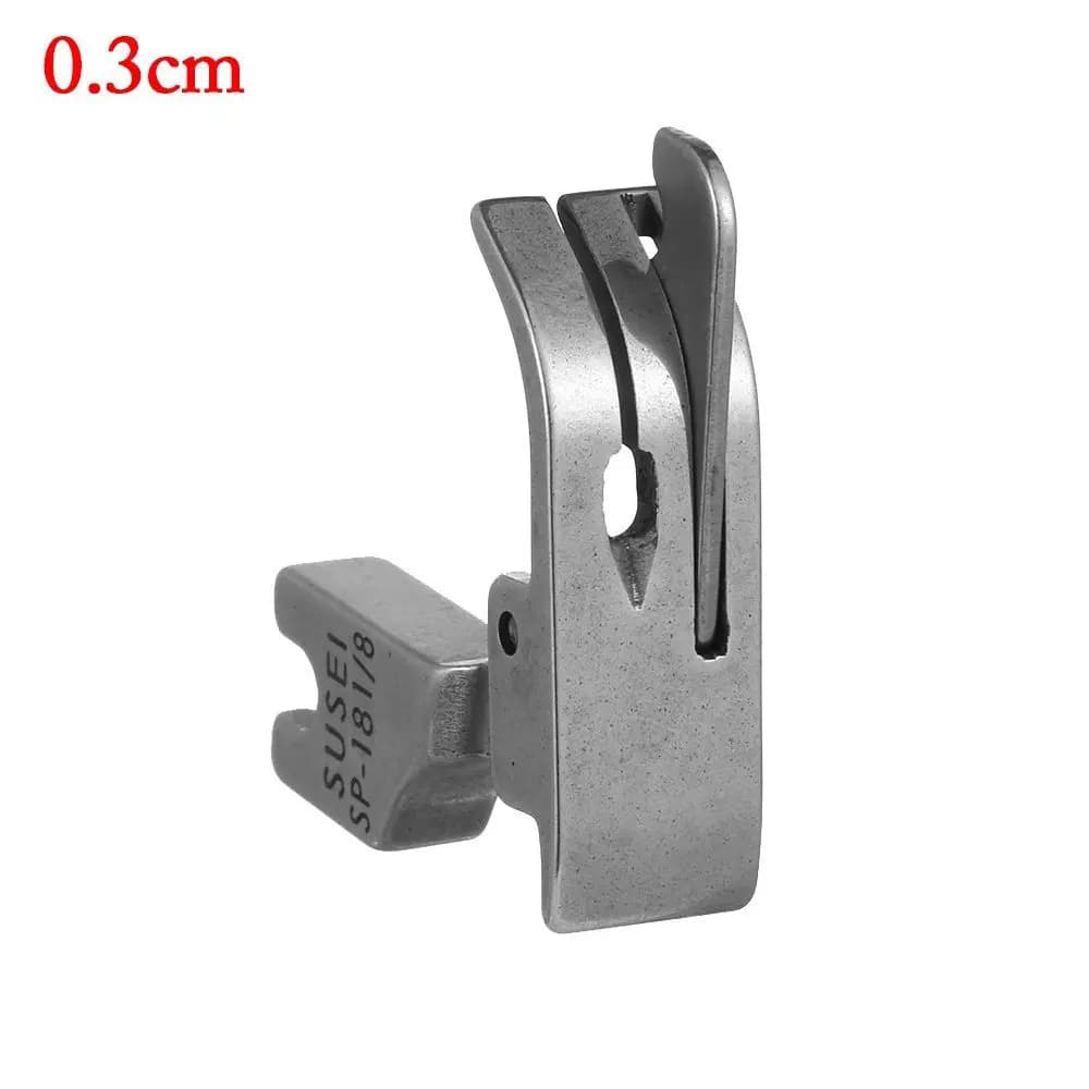 3/8 1/16 3/16 Industrial 5/16 Metal Flat Car Moving Edge Single Needle Presser Foot Sewing Machine