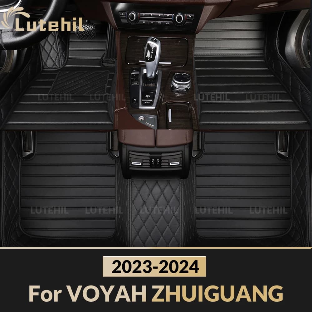 Tappetini per Auto VOYAH ZHUIGUANG (5 Posti) 2023 2024, Copertura in Moquette per Tutte le Stagioni, Protezione Interna, Accessori