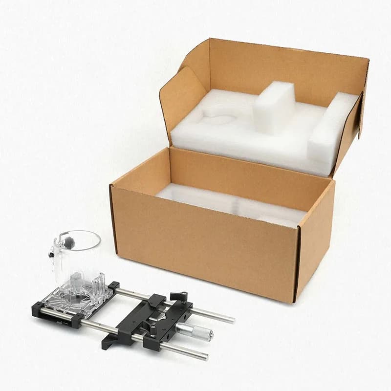 Base per Fresatura a Scanalatura per Fresatrice da 65mm, Guida per Bordi, Cerchio di Posizionamento, Utensile per Taglio, Strumento Fai-da-te per la Lavorazione del Legno, Jig per Router