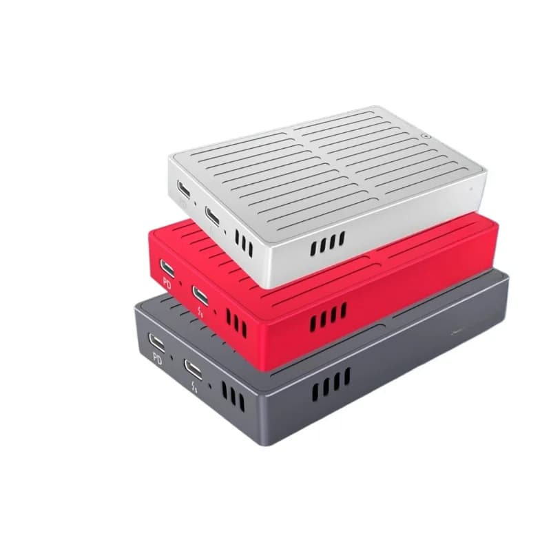 Scatola disco rigido Thunderbolt 5 80 Gbps comp atible Thunderbolt 4/5/USB4 M.2 scatola SSD esterna mo bile