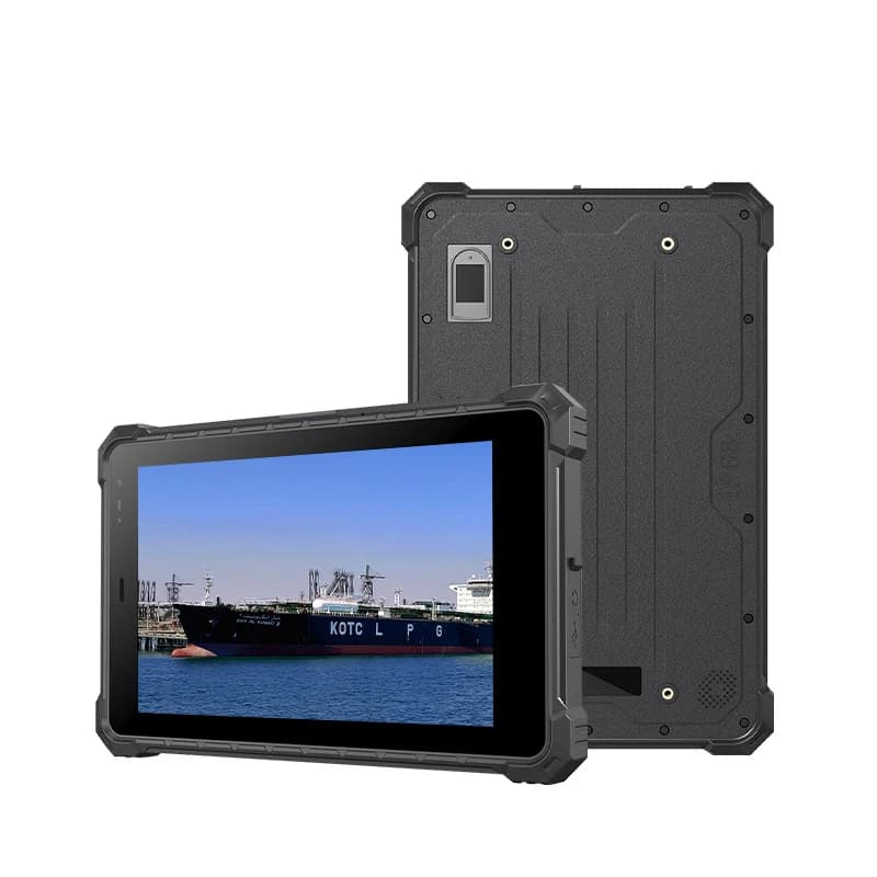 8 pollici Ip68 antipolvere 1000nit leggibile esterno 4 GB ram 13,56 MHZ Nfc con tablet robusto con riconoscimento delle impronte digitali