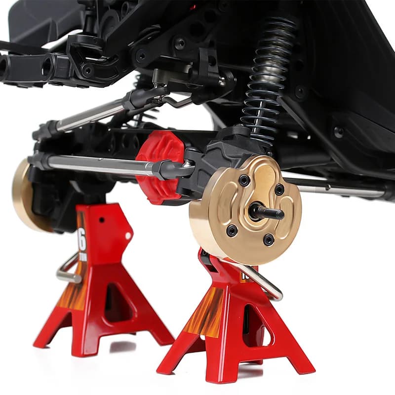 2 Pieces Counterweights in Brass for Car Assals RC Axial Capra 1.9 UTB / SCX10 III, Counterweights for Housing Portal Drive