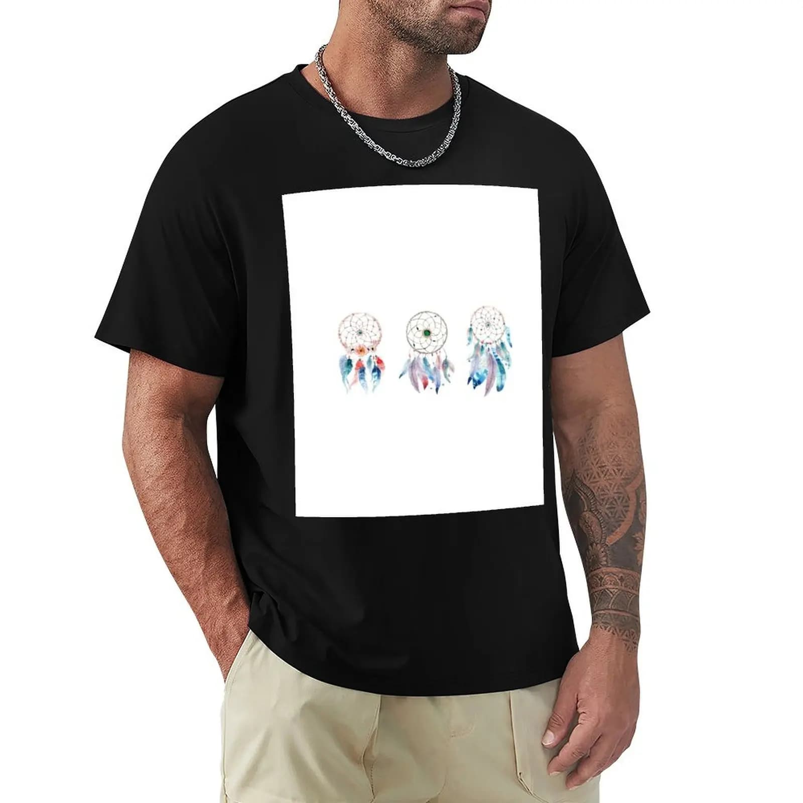 Dreamcatcher #2 T-Shirt Big Size Short Sleeve Casual Top