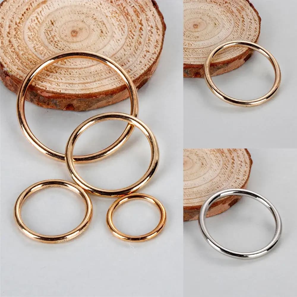 New Backpack Pet Collar Metal Buckle Bag Parts O Ring Sewing Accessories