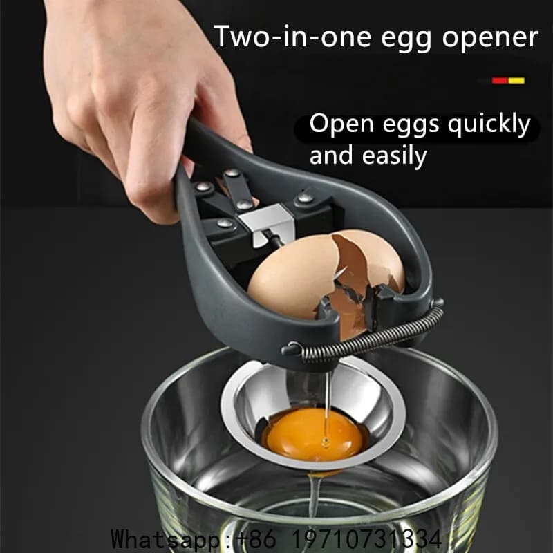 Attrezzi Manuali per Uova, Forbici Apri-Uova in Acciaio Inox, Separatore di Uova, Accessori da Cucina