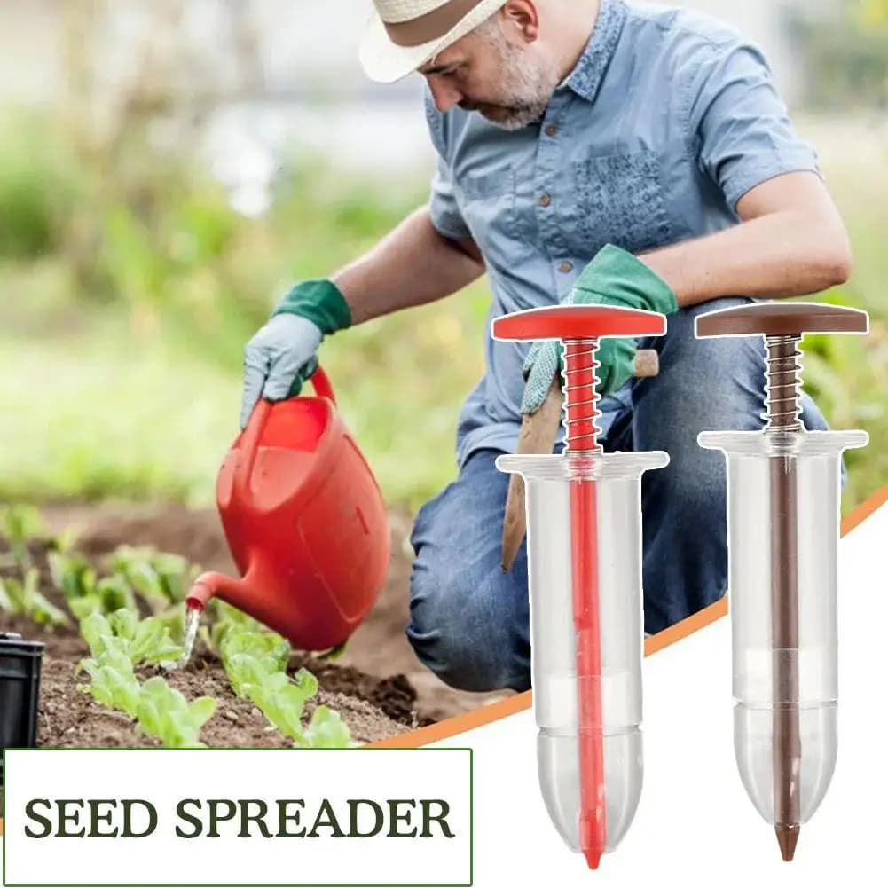 1/5 Pieces Siringa Seminatrice Manual, Mini Semina di Semi per Giardino e Vasi di Fiori