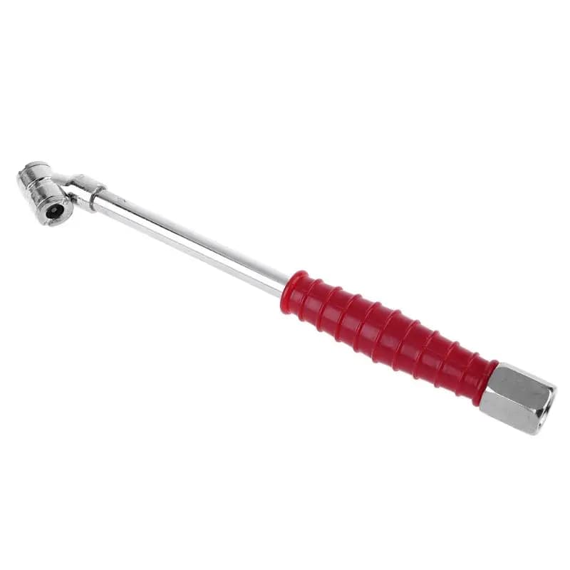 Mandrino per pneumatici a doppia aria per asta di gonfiaggio per pneumatici a testa 1/4 pollici NPT con maniglia adatta per trattore per autobus camion per auto RV Compact-size 367D