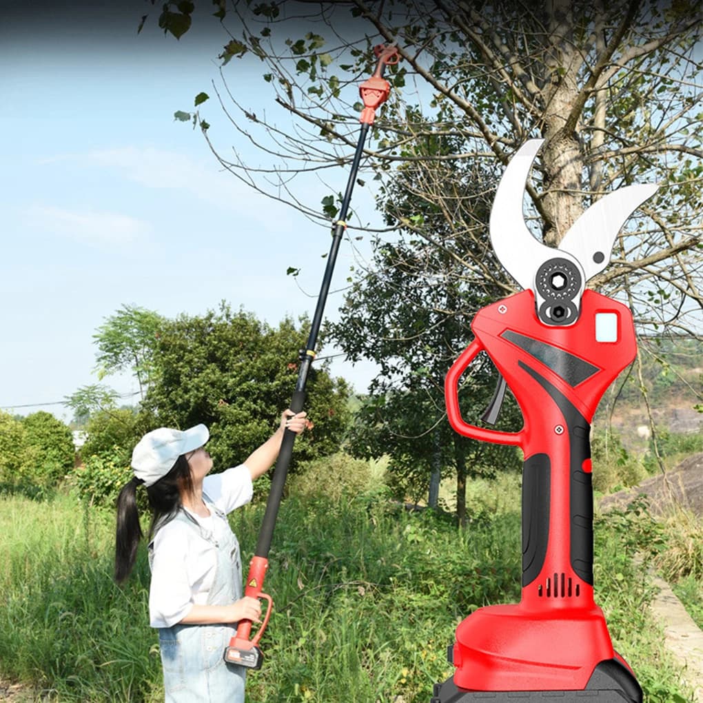 Portable Power Supplies for tall branches Electric shears without brush Lithium battery Garden scissors for fruit trees with thick branches