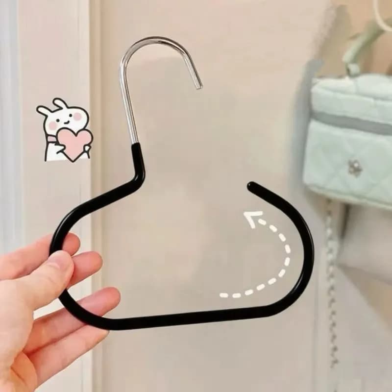 1/3pcs Durable Circle Ring Hat Hanger Non-marking Non-slip Hat Storage Hook Scarf Towel Tie Hanging Rack