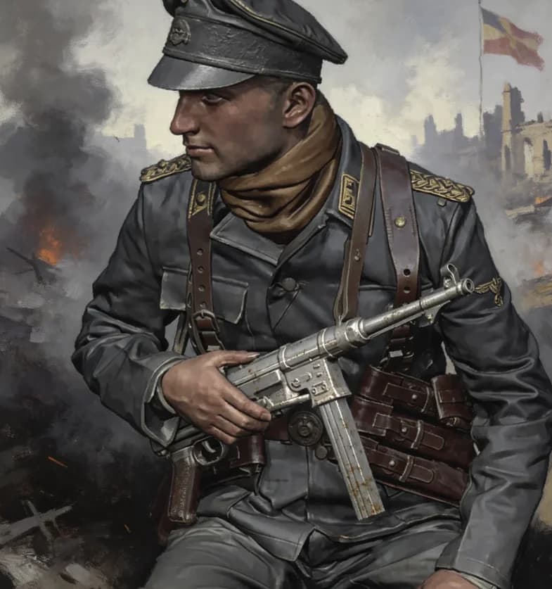 Kit modello in resina 1/35 Soldato incolore e autoassemblato A-2262
