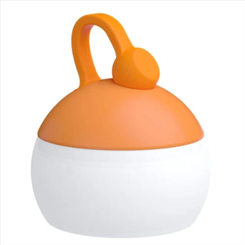 ABWZ-Super Mini Lanterna da campeggio con gancio ricaricabile tramite USB, luce notturna alimentata a batteria, luce da tavolo per tenda da neve