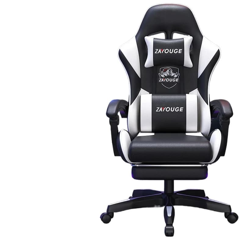 Sedia da Gaming per PC, Ufficio e Casa, Ergonomica con Altezza Regolabile, Stile Racing, per Giocatori e Lavoro