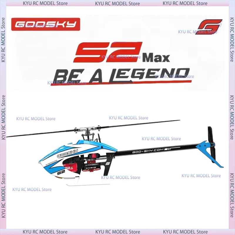Elicottero RC GOOSKY S2 MAX con Doppio Motore Brushless, Acrobazie 3D, Alte Prestazioni, 6 Canali, S2MAX, Aeromodello Giocattolo per Adulti, Regalo BAF080001