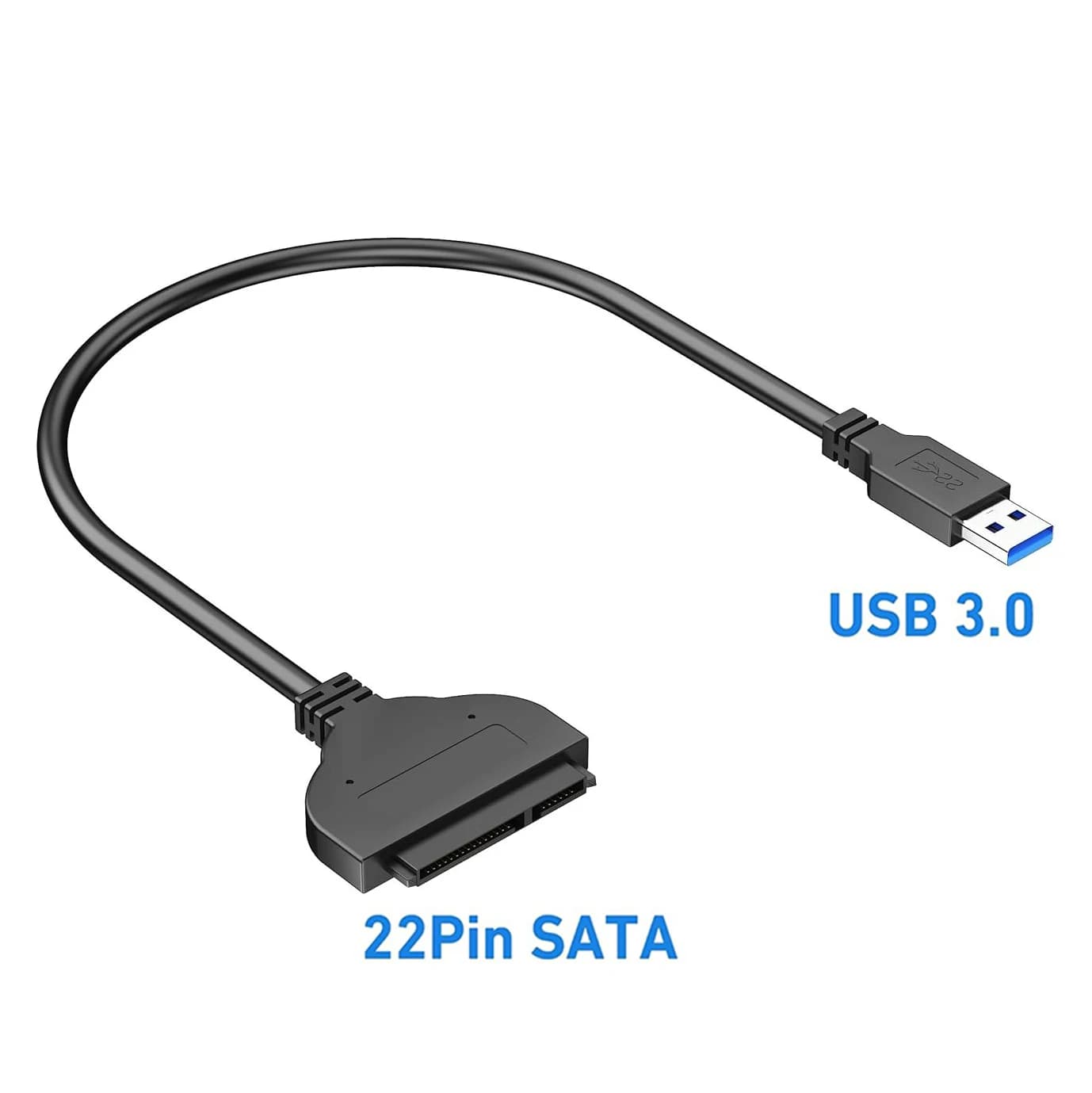 Cavo adattatore da USB 3.0 a SATA III Supporto per trasferimento dati da 5 Gbps per SSD/HDD da 2,5", convertitore esterno Plug & Play per PC portatile