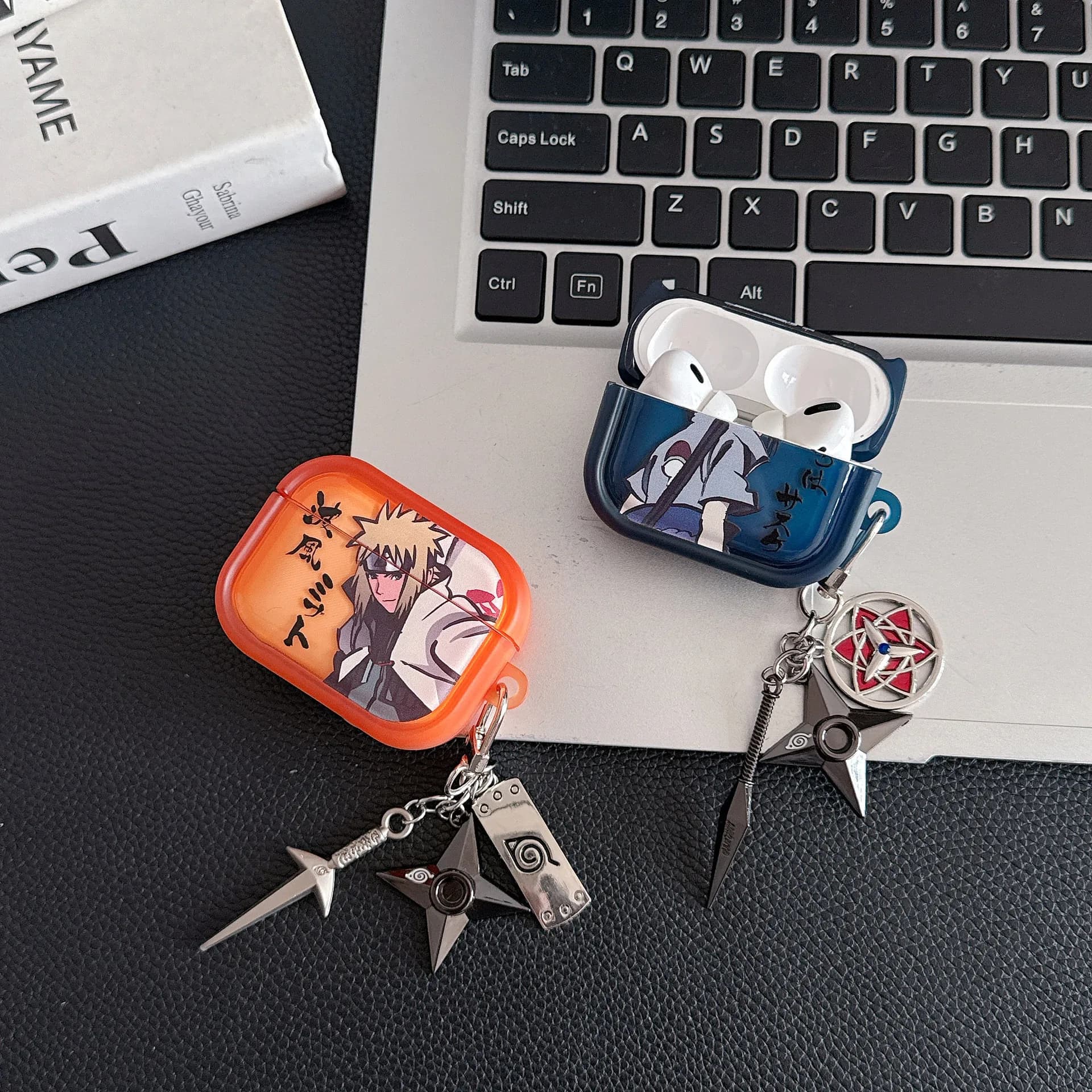 NARUTO Kakashi 3D Anime For Airpods Pro 3 Case,TPU Protective Earphone Cover For Airpods Pro 2/Airpods 4 Case With Keychain
