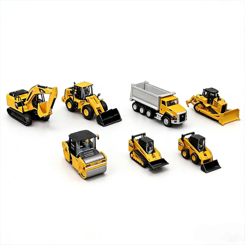 New 1: 64 Mining Transportation Engineering Vehicle Simulation Alloy Car Model Finished Product Toy Boy Girl Gift Collection