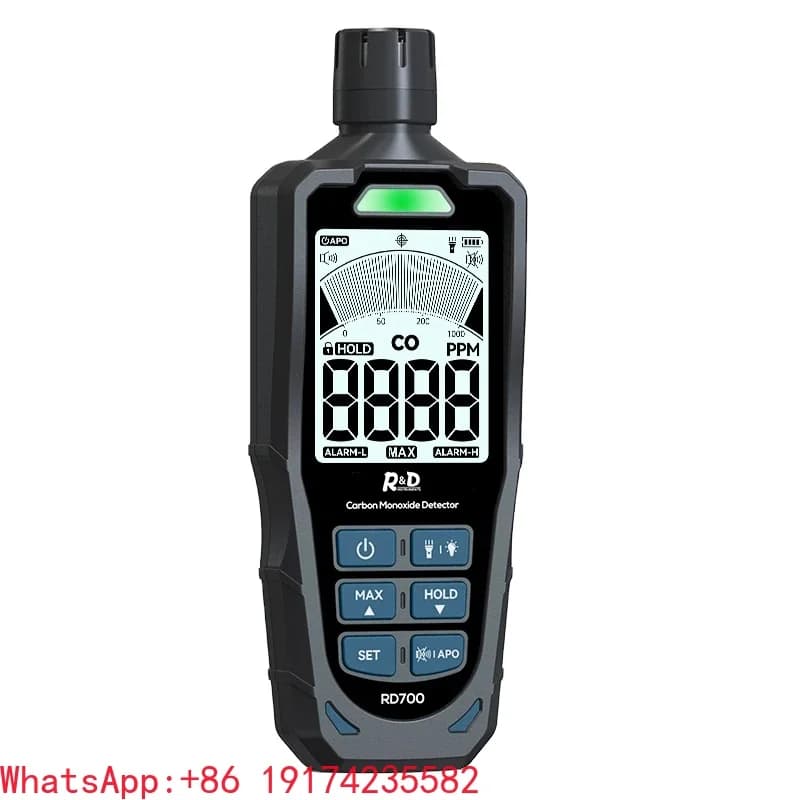 RD700 Professional Air Quality Tester Carbon Monoxide Detector CO Meter High Precision Gas Analyzer