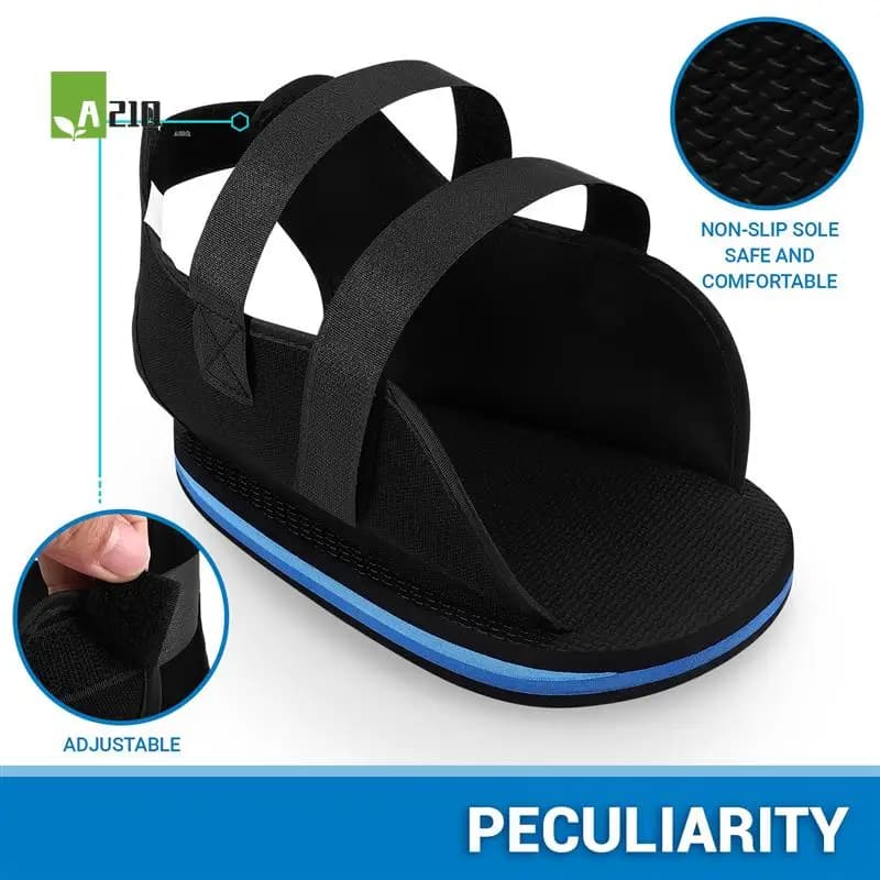 A21Q - Scarpa post op Scarpe di supporto per fratture del piede Scarpa da passeggio per lesioni ai piedi Recupero delle articolazioni stabili della caviglia Sollievo dal dolore