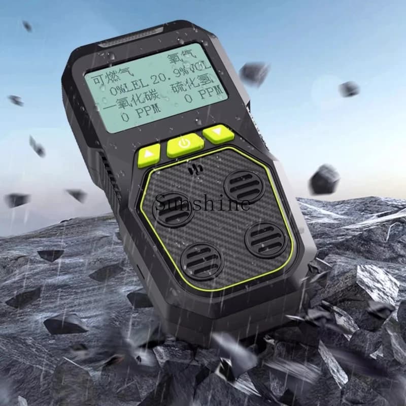 Rilevatore quattro in uno Allarme portatile per il rilevamento di gas tossici di monossido di carbonio