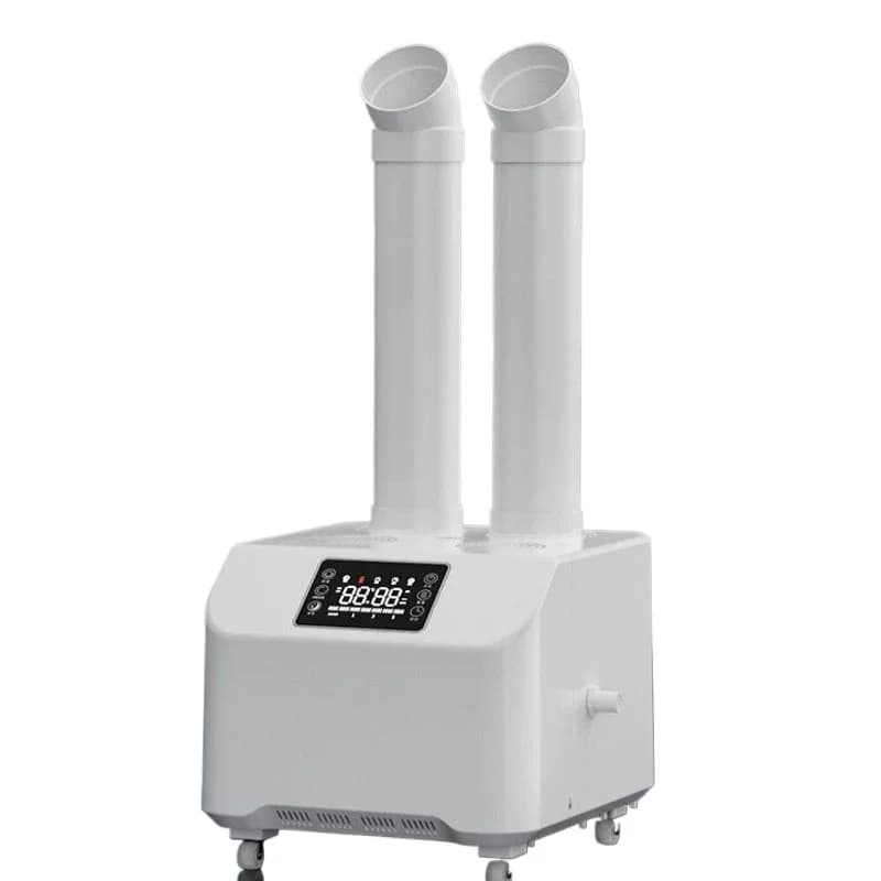 Double Tube Industrial Ultrasonic Humidifier Heavy Mist Spray Humidifying Apparatus for Workshop Greenhouse Planting
