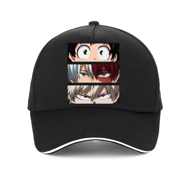 Cappellino da Baseball My Hero Academia, Stile Anime Giapponese, Unisex, Casual, Hip Hop, Snapback Estivo