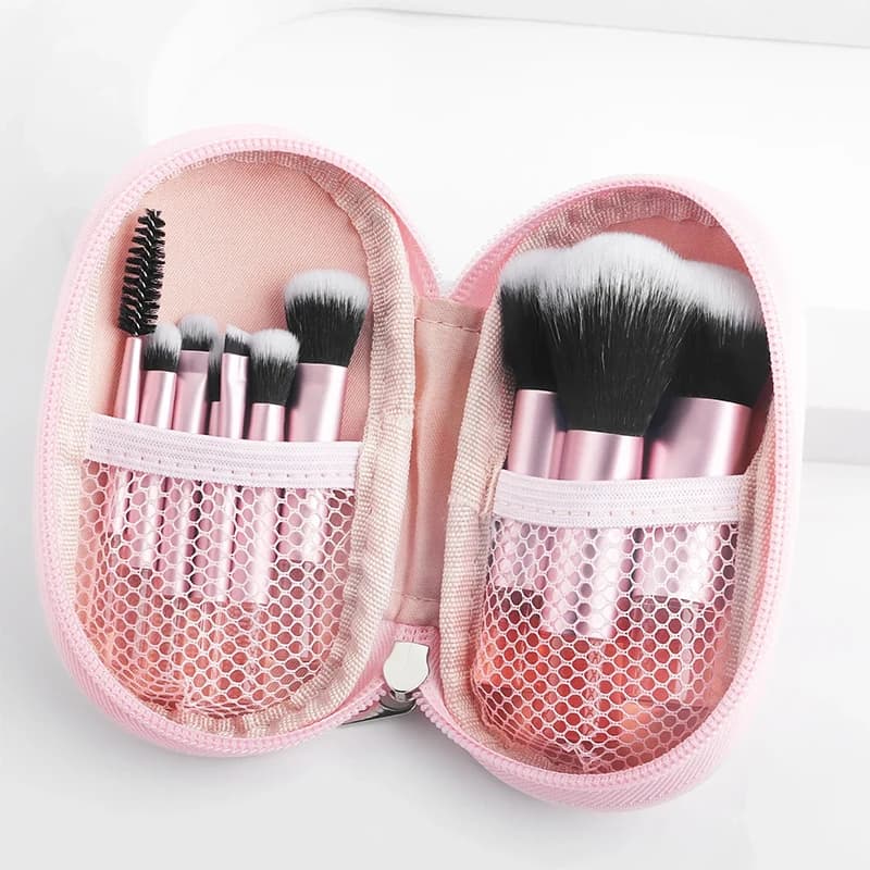 Set of 10/13 Mini Professional Makeup Brushes for Cypria, Umbrella, Fondotinta, Blush, Corrector and Shoe - Beauty Cosmetic Tools Kit
