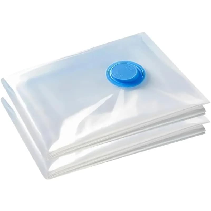 2pcs Extra Large Vacuum Storage Bags 100x130cm Reusable Clothes Bedding Pillows Travel Organizer