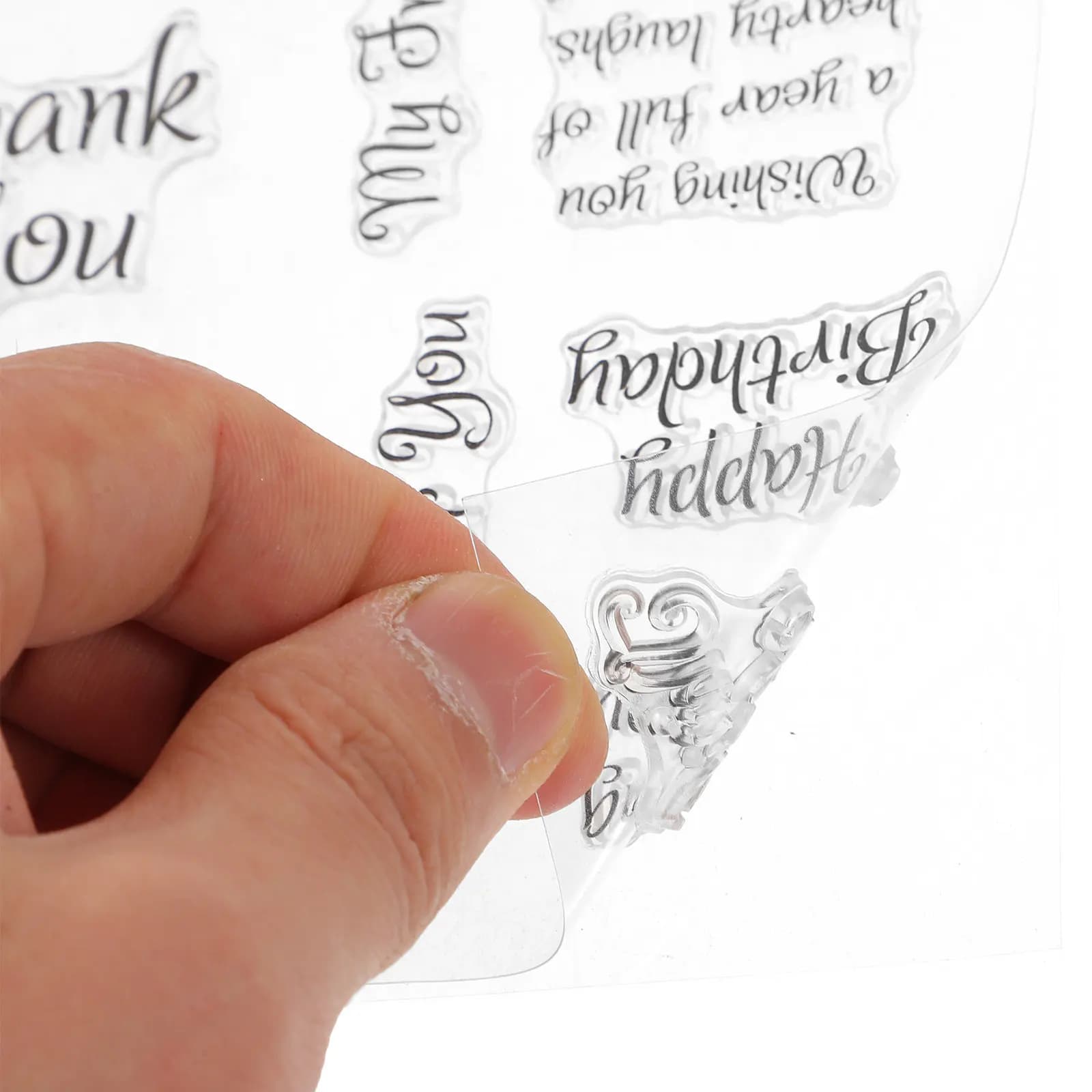 2 Fogli di Adesivi con Parole Letterarie Delicate per DIY Scrapbook, Album, Diario di Viaggio, Quaderno da Colorare, Planner Decorativo