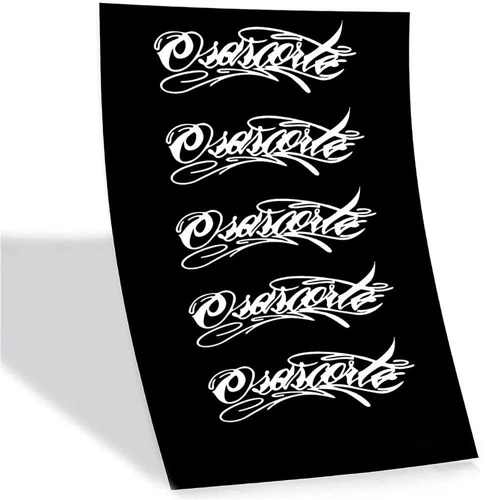 5 Wall decals for Moto Osascorte Waterproof and Durevoli for Casco, Tank, Paraphango, Bicycle, Decalcomanie in Vinile Autoadesive