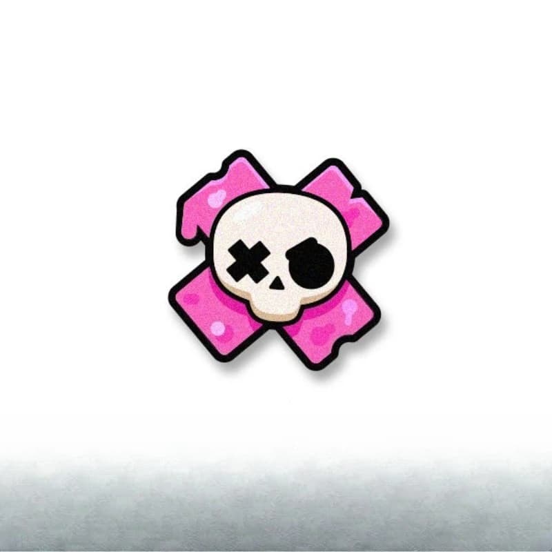 Cool Cartoon Skull Pattern Decal, Waterproof Vinyl Sticker, 1PC Fashion Ornament for Car, Bike, Motorcycle, Helmet, Laptop Decor