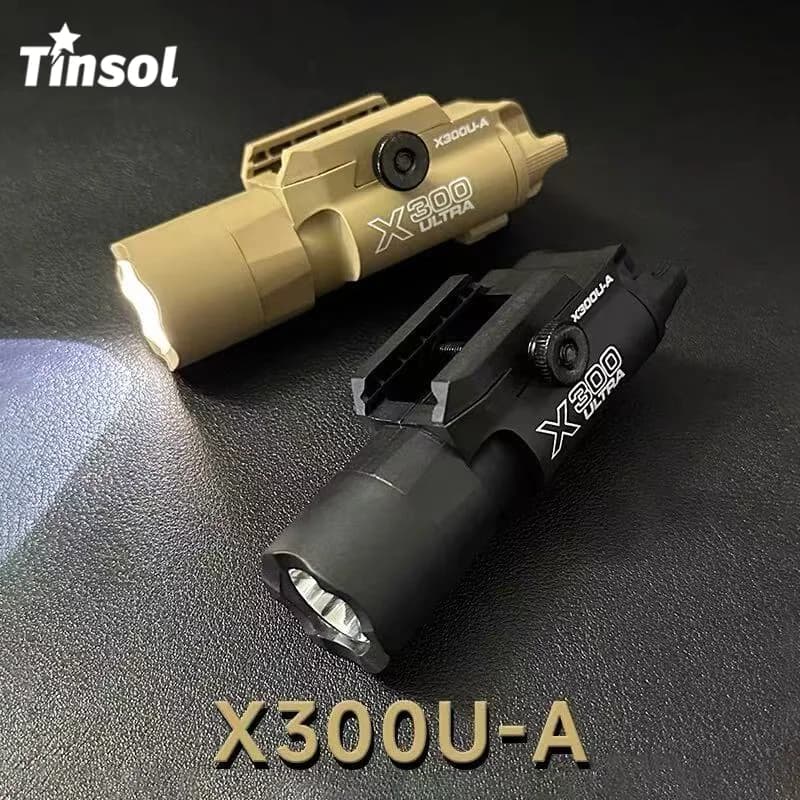 New X300U-A Tactical Weapon Light - Multi-Functional LED for 20mm Rail, Fits Airsoft Guns, Hunting, CS & Wargames