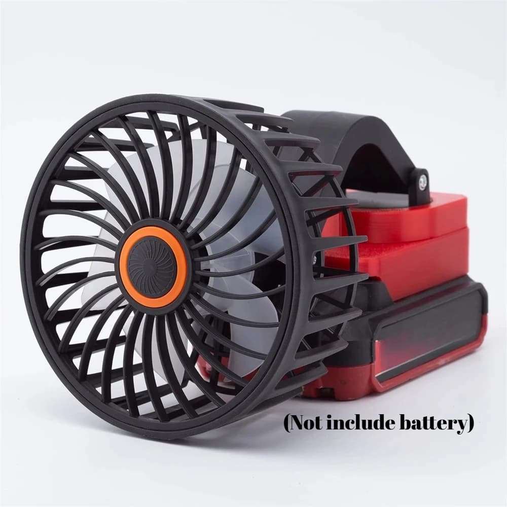 Ventilatore portatile da campeggio per Bauer, alimentato a batteria al litio da 20 V, senza fili, per escursionismo e pesca (batteria non inclusa)