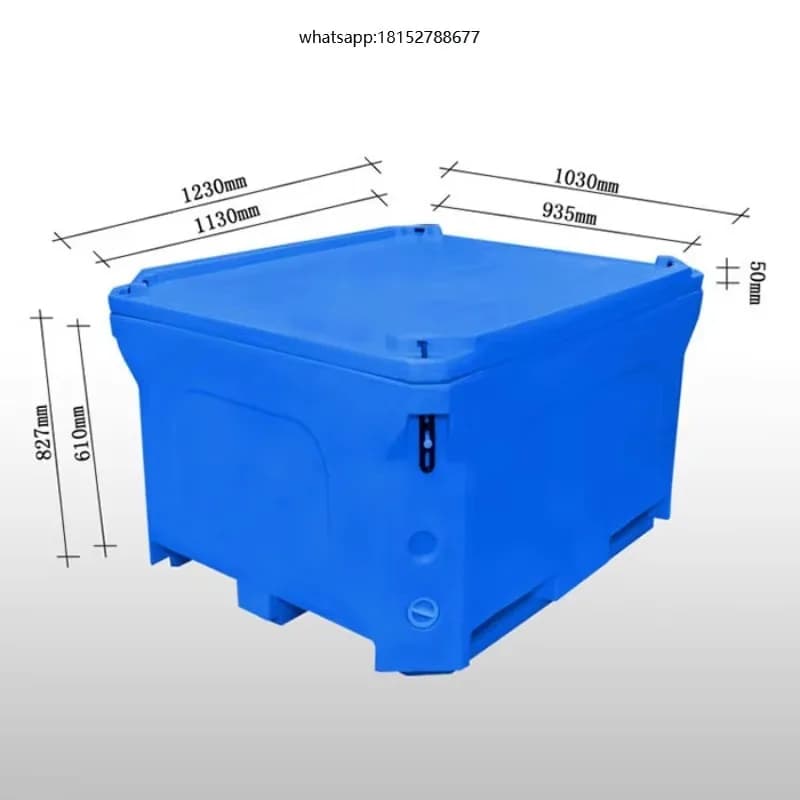 660L Insulated Rotomolded Plastic Box for Food and Seafood Storage