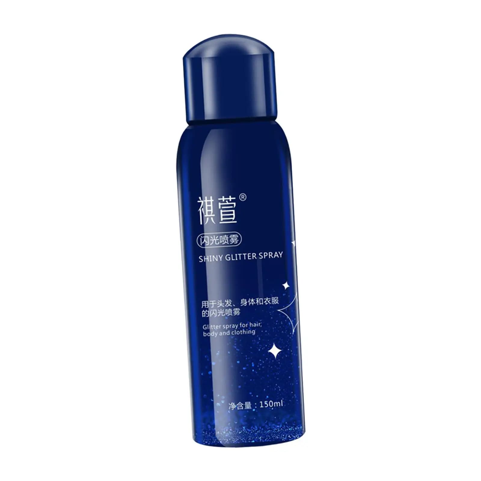 Glitter per il Corpo 150ml Spray Illuminante Scintillante Impermeabile per Appuntamenti, Feste, Casa, Festival e Rave