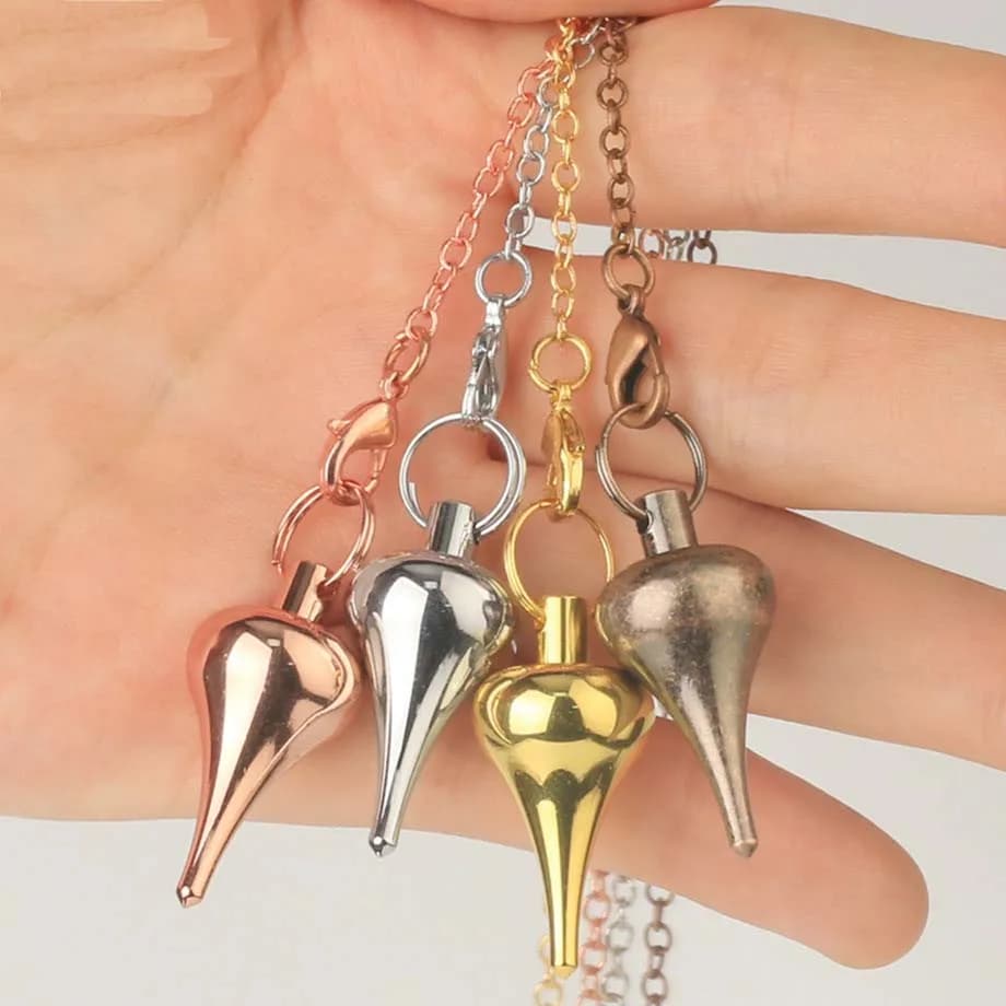 Pendolo in Rame per Rabdomanzia, Divinazione, Energia, Meditazione, Scrynging, Stregoneria, Strumento di Guarigione, Pendoli Spirituali