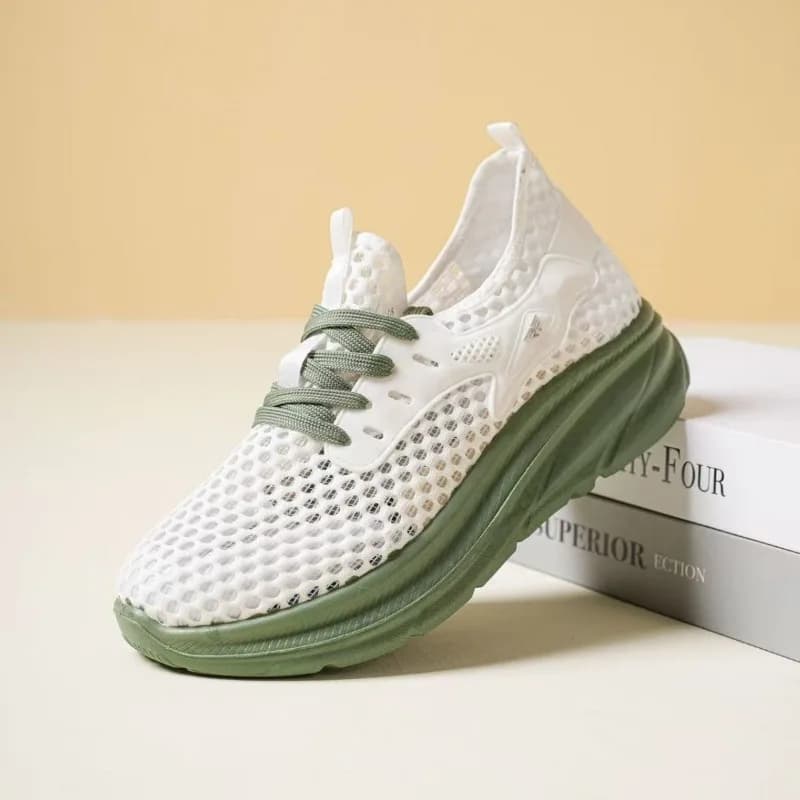 Nuove Scarpe da Donna 2026: Sneakers Casual in Rete Traspirante con Lacci, Comode e di Design - Zapatillas Mujer