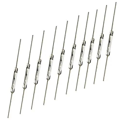 10pcs N/O Reed switch Magnetic Switch 2 * 14mm Normally Open Magnetic Induction switch